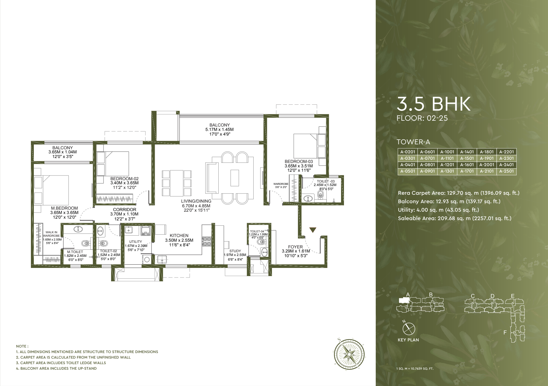 4 BHK Floor Plan